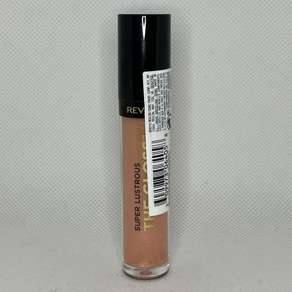 Revlon Super Lustrous Moisturizing High Shine Lip Gloss, 205 Snow Pink, 0.13 oz